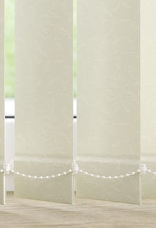 Bordeaux, True Cream - Vertical Blind Slats